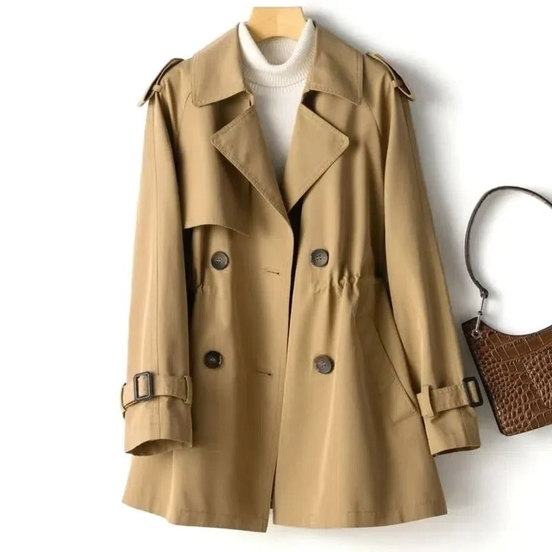 Damen Trenchcoat mit doppelter Knopfleiste