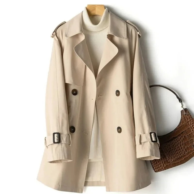Damen Trenchcoat mit doppelter Knopfleiste