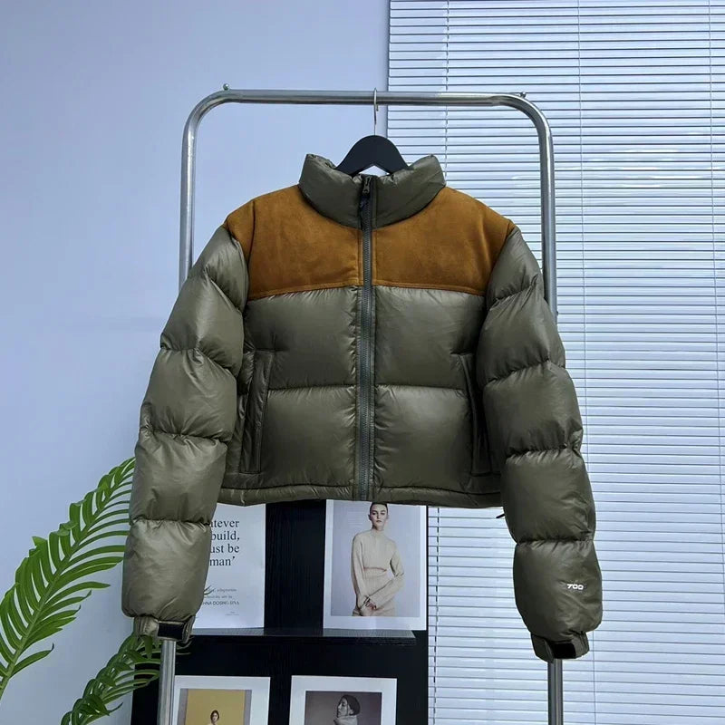 Women's winter jacket made of duck down