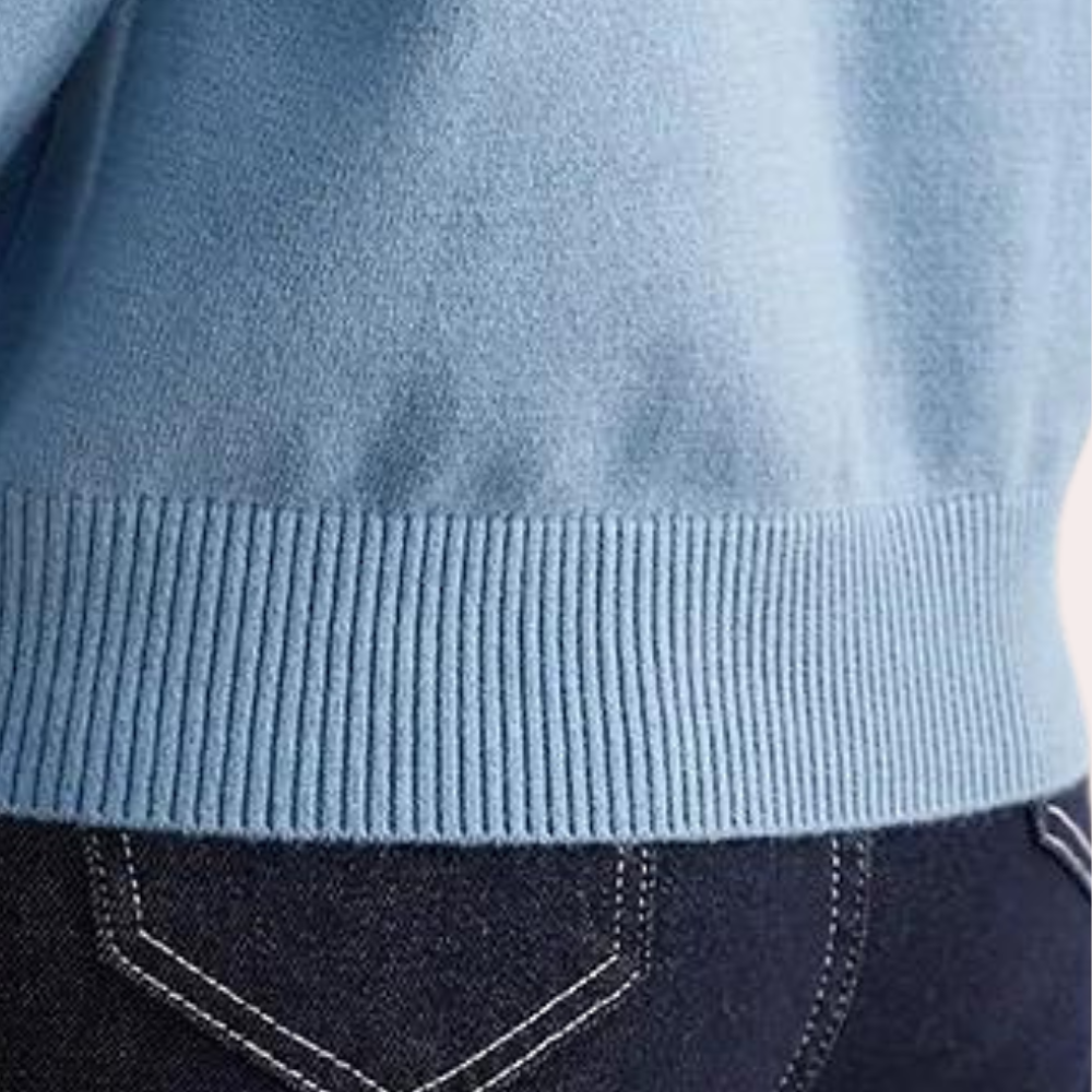 Damenpullover mit Kragen