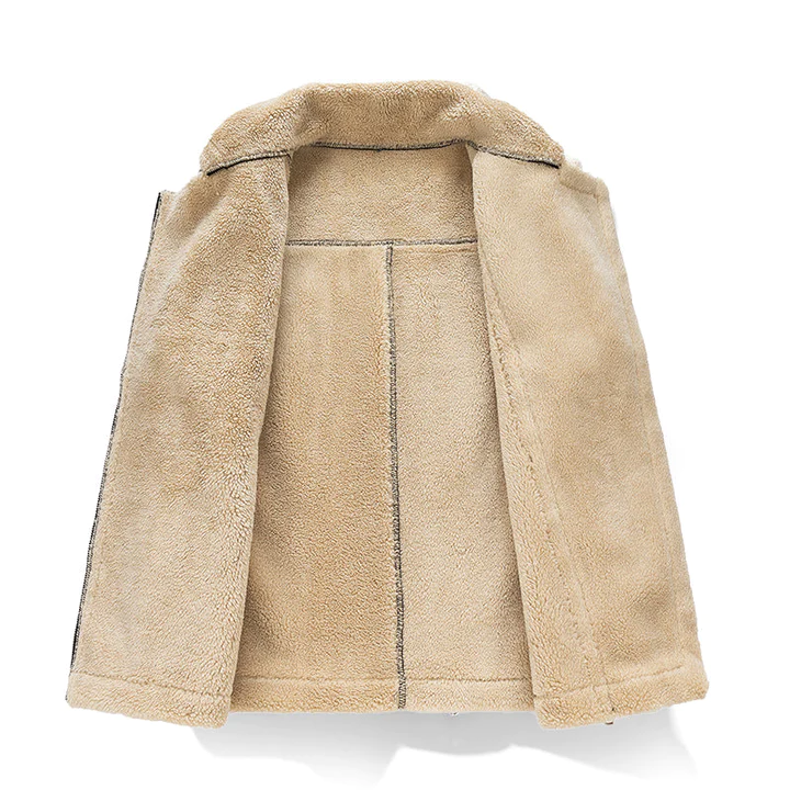 Beatrix | Ärmelose Jacke mit Pelz für Damen