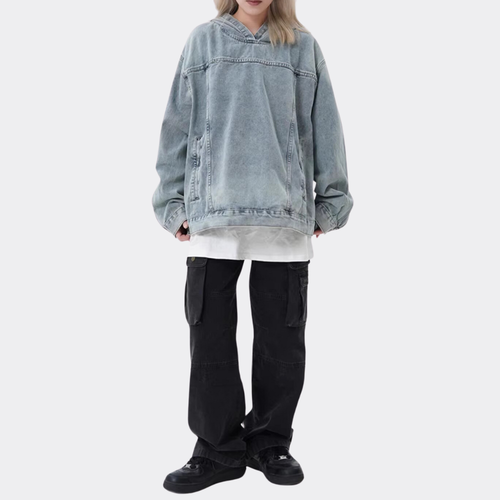 Denim Hoodie