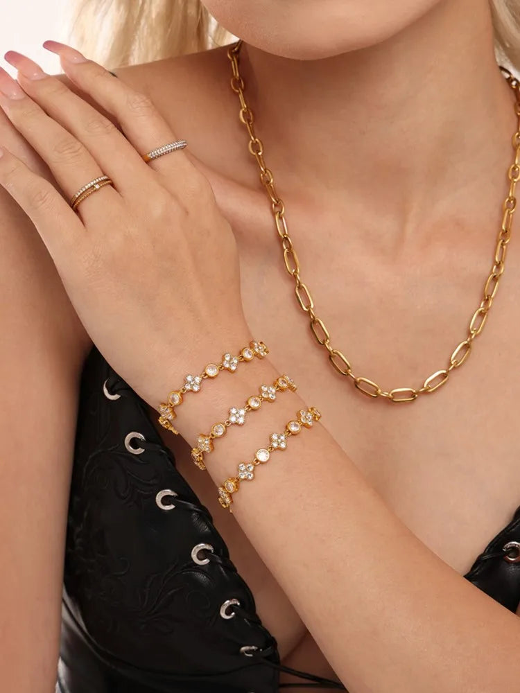 Edelstahl Armband Damen mit beschichtung