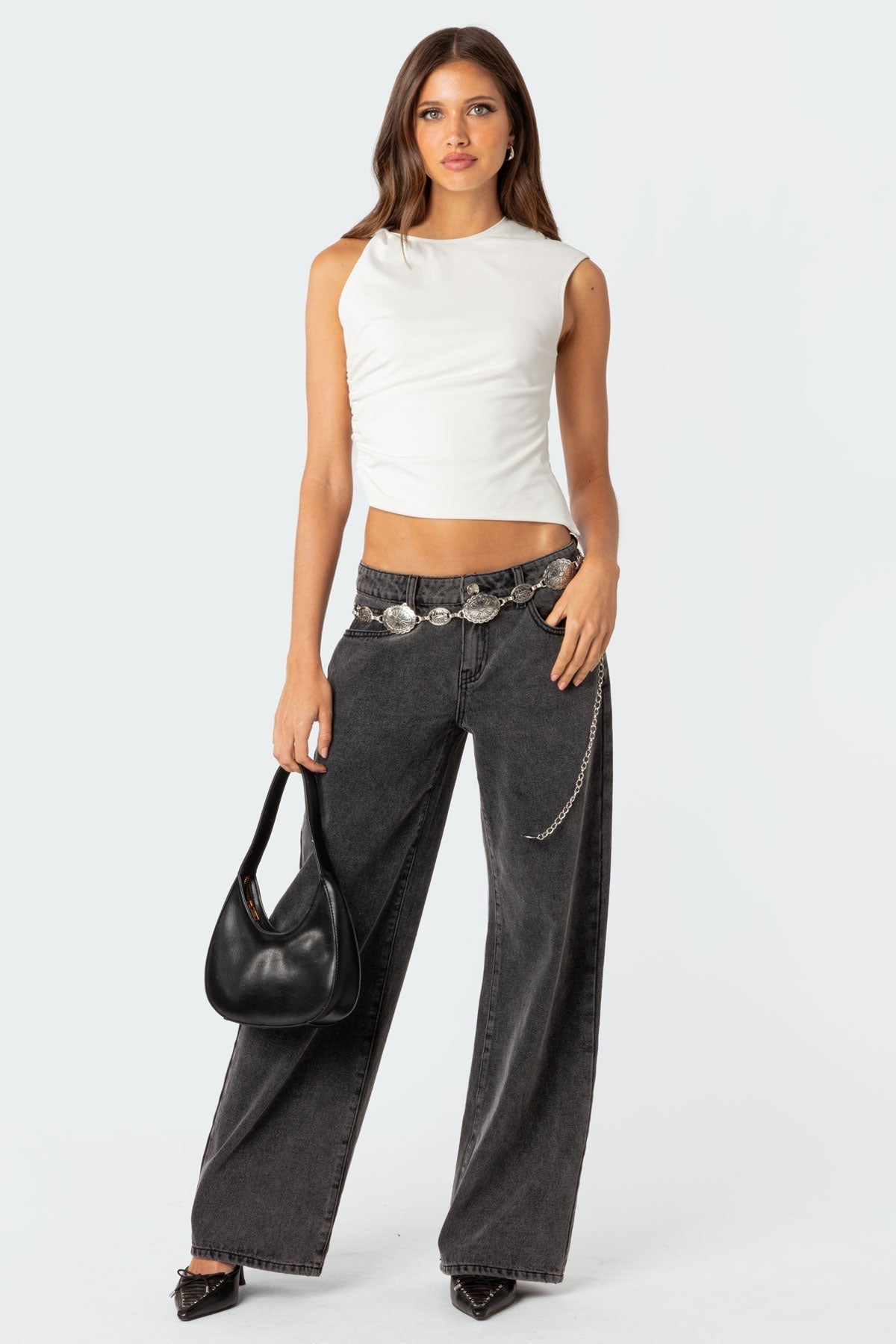 Larissa | Damen Jeans Flared