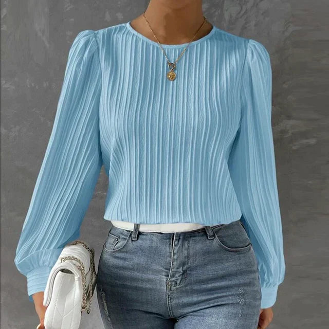 Lola | Elegante Bluse für Damen mit Plissee-Details