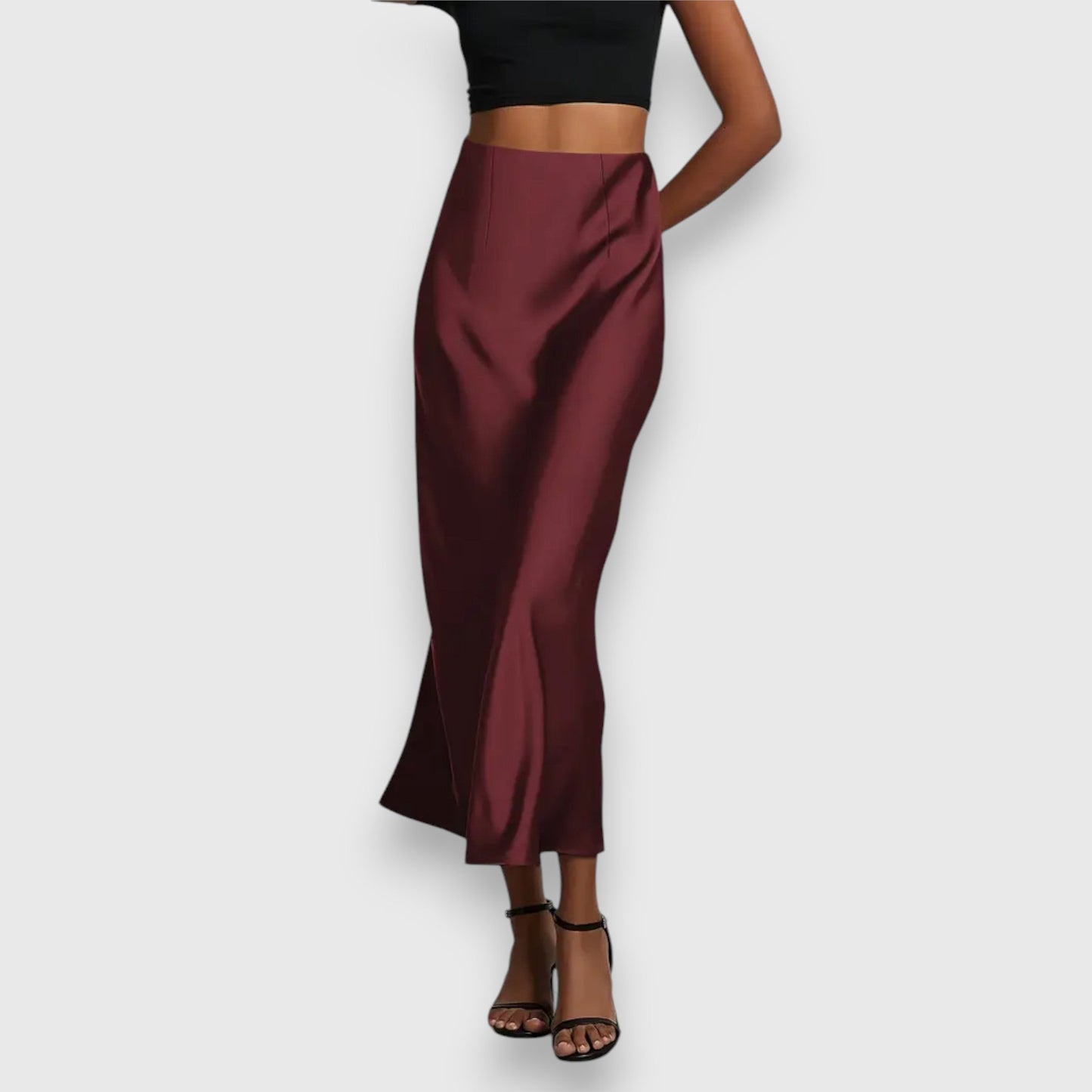 Elegant women's skirt with fishtail cut
