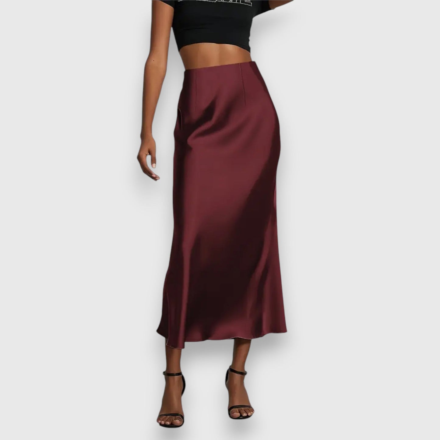 Elegant women's skirt with fishtail cut