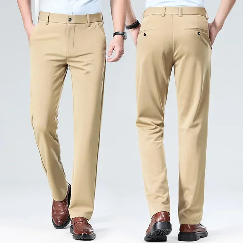 Elegante Herren Anzughosen Slim Fit