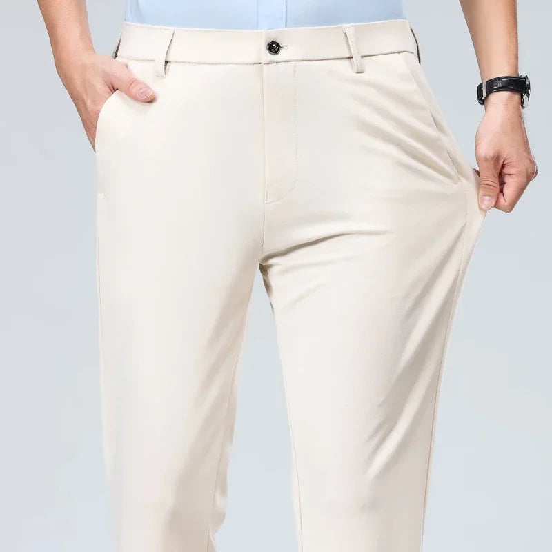 Elegante Herren Anzughosen Slim Fit