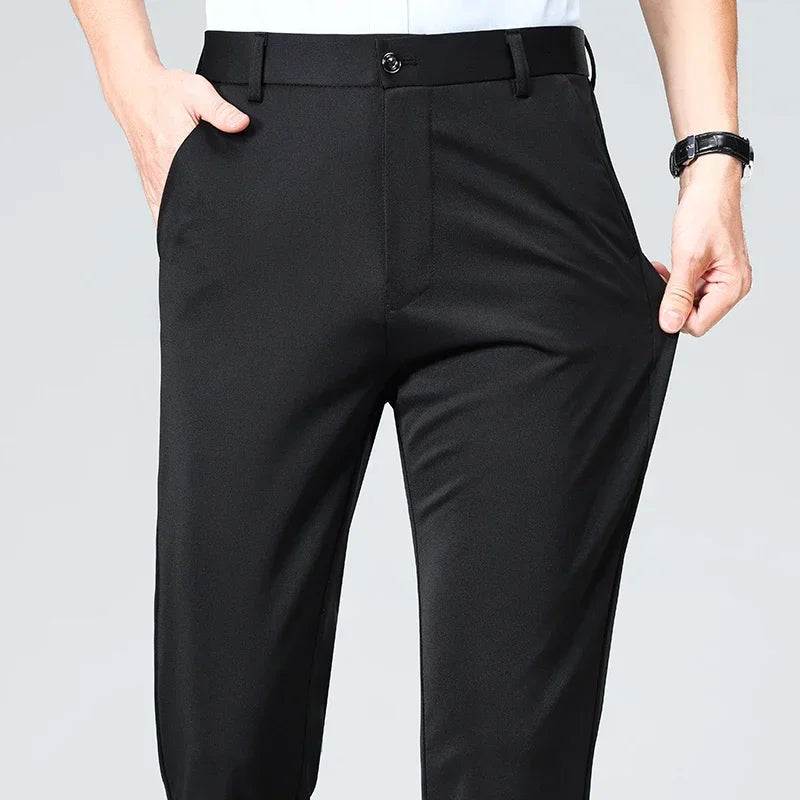Elegante Herren Anzughosen Slim Fit