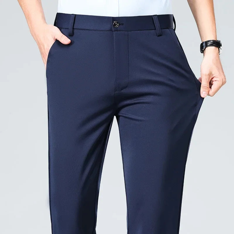 Elegante Herren Anzughosen Slim Fit