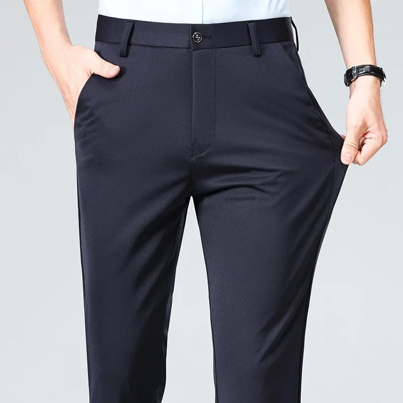 Elegante Herren Anzughosen Slim Fit