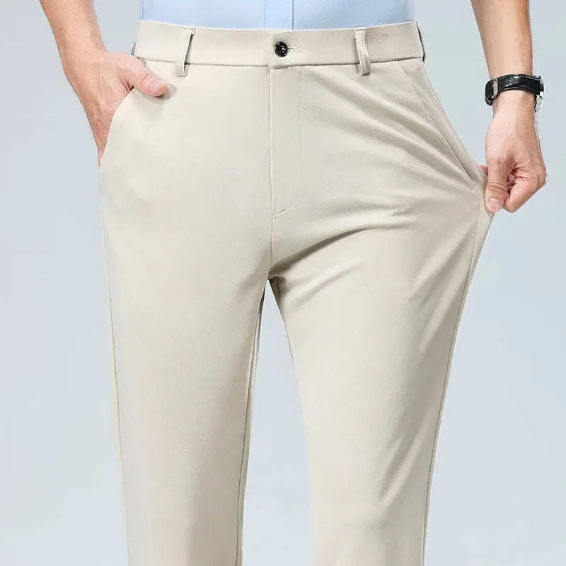 Elegante Herren Anzughosen Slim Fit