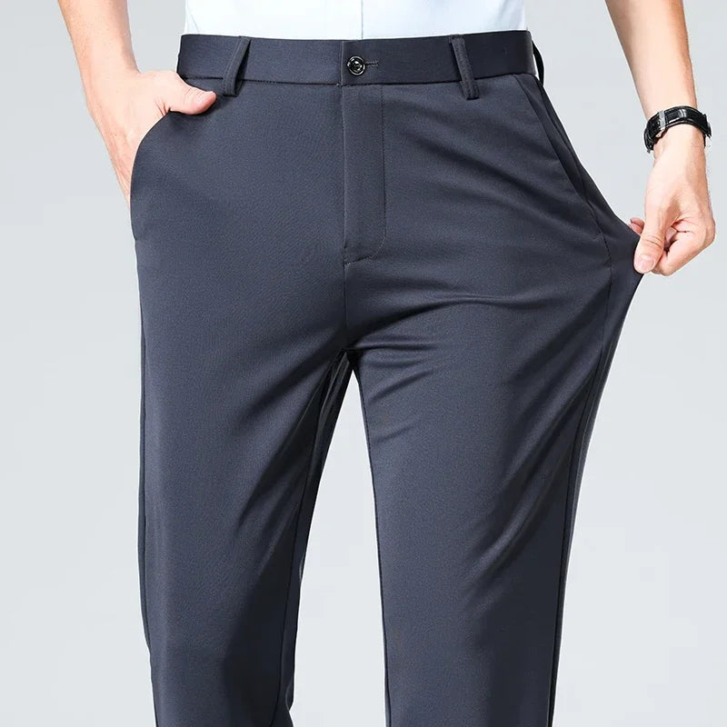 Elegante Herren Anzughosen Slim Fit