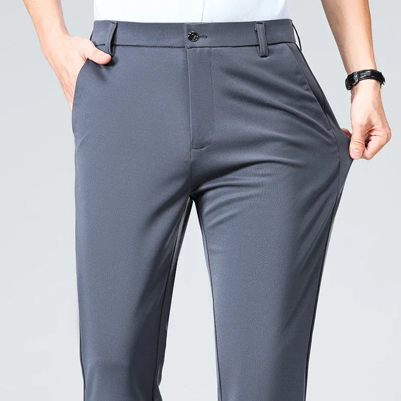 Elegante Herren Anzughosen Slim Fit