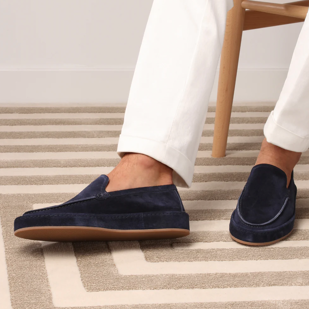Elegante Herren Leder-Loafers