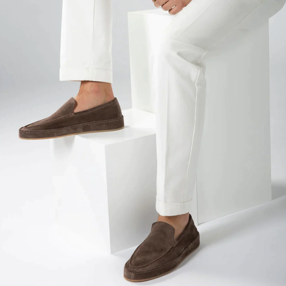 Elegante Herren Leder-Loafers