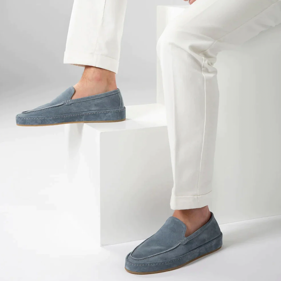 Elegante Herren Leder-Loafers
