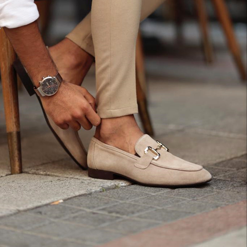 Elegante Herren Loafers aus Wildleder