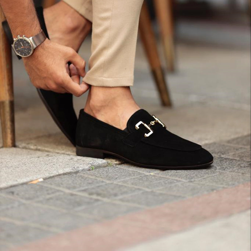 Elegante Herren Loafers aus Wildleder