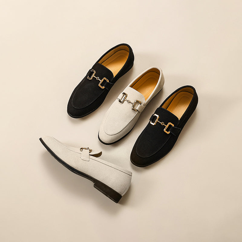 Elegante Herren Loafers aus Wildleder