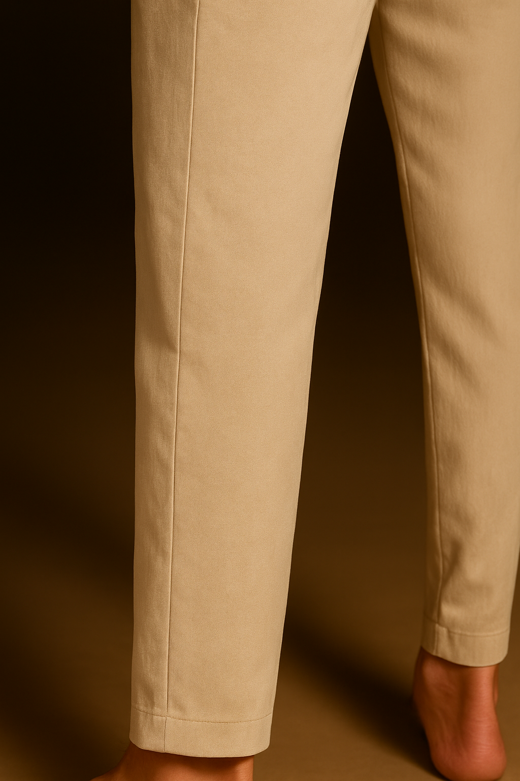 Elegant linen pants with wide leg