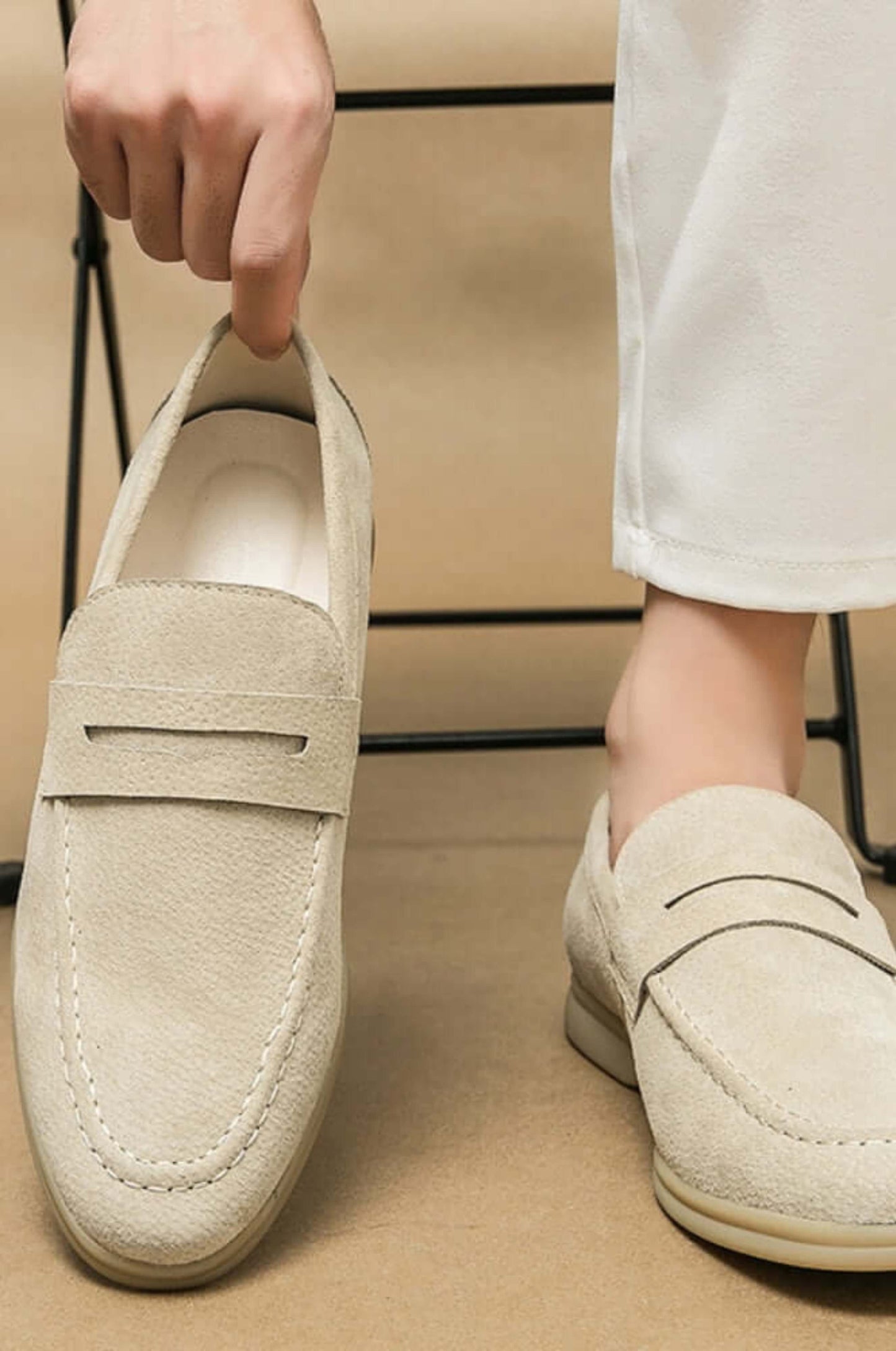 Elegante Wildleder Mokassins für Herren
