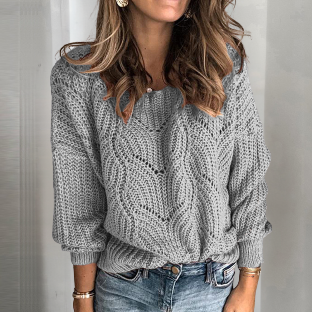 Eleganter Damen Strickpullover