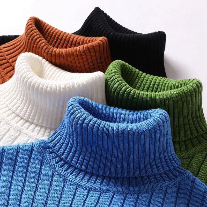 Eleganter Herren Rollkragenpullover