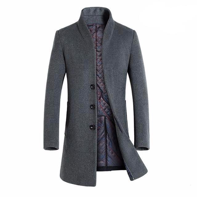 Eleganter Herren Overcoat aus Wolle