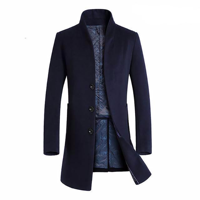 Eleganter Herren Overcoat aus Wolle