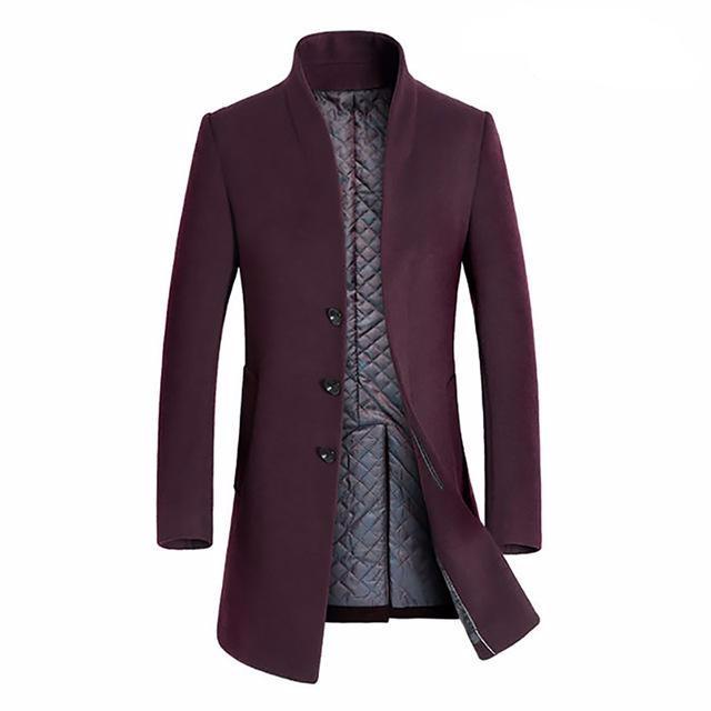 Eleganter Herren Overcoat aus Wolle
