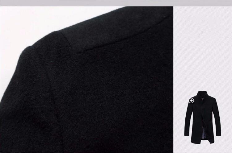 Eleganter Herren Overcoat aus Wolle
