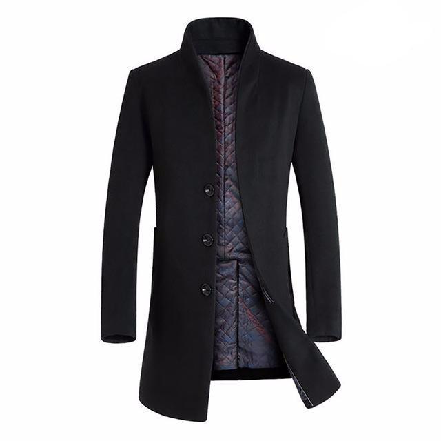 Eleganter Herren Overcoat aus Wolle