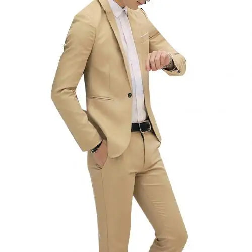 Eleganter Herrenanzug mit Blazer und hose