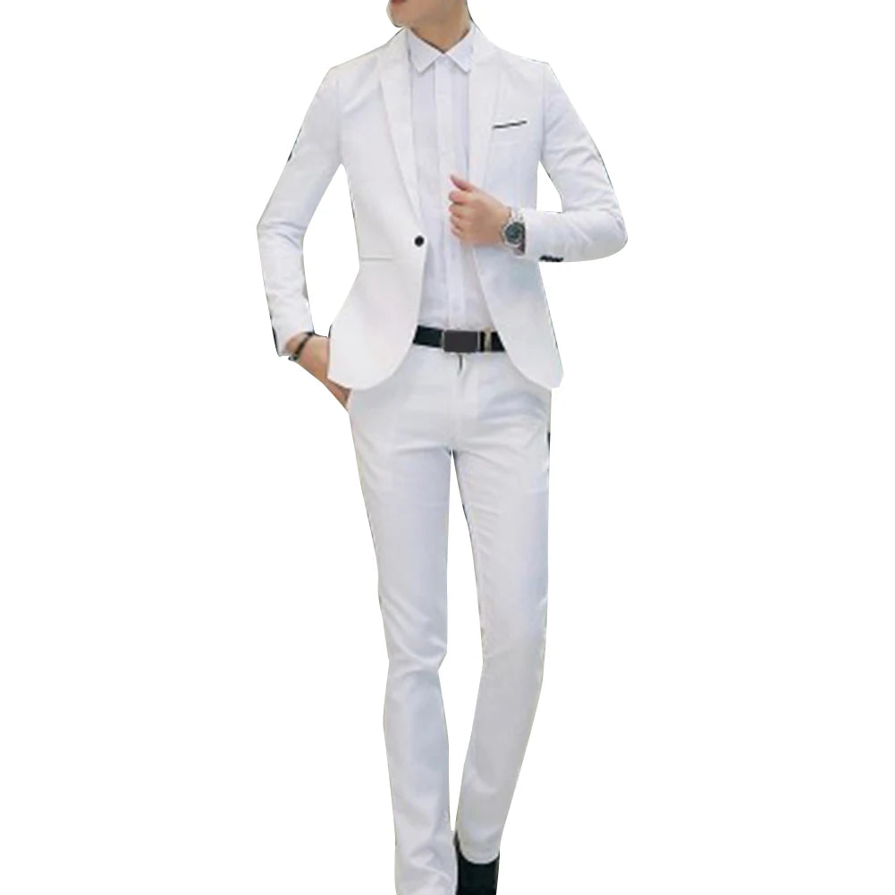 Eleganter Herrenanzug mit Blazer und hose