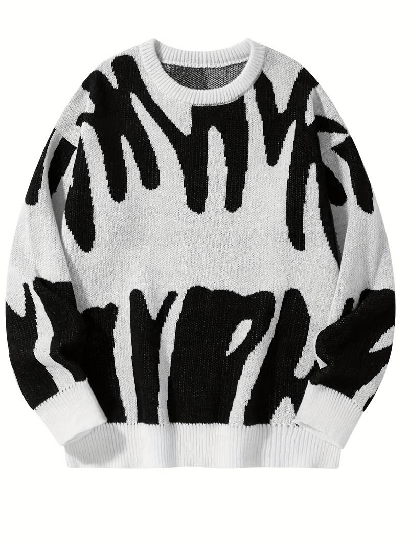 Eleganter pullover aus Baumwollmischung