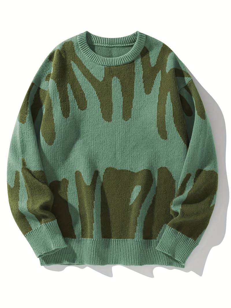 Eleganter pullover aus Baumwollmischung