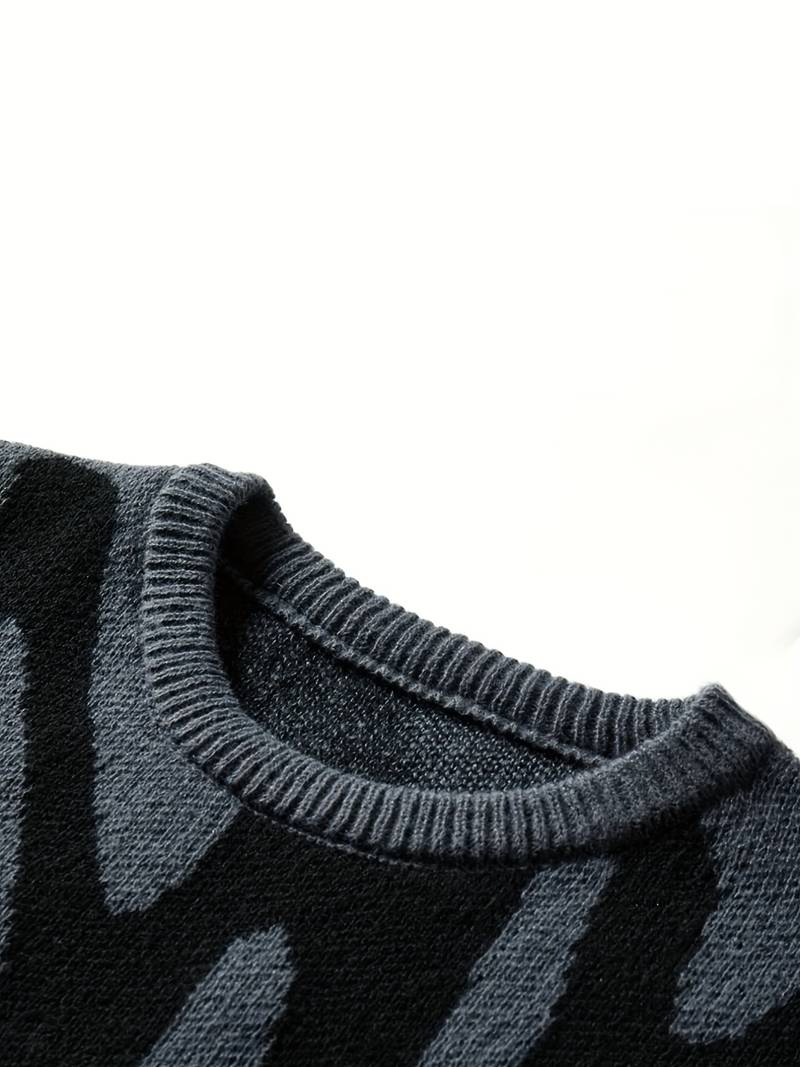 Eleganter pullover aus Baumwollmischung