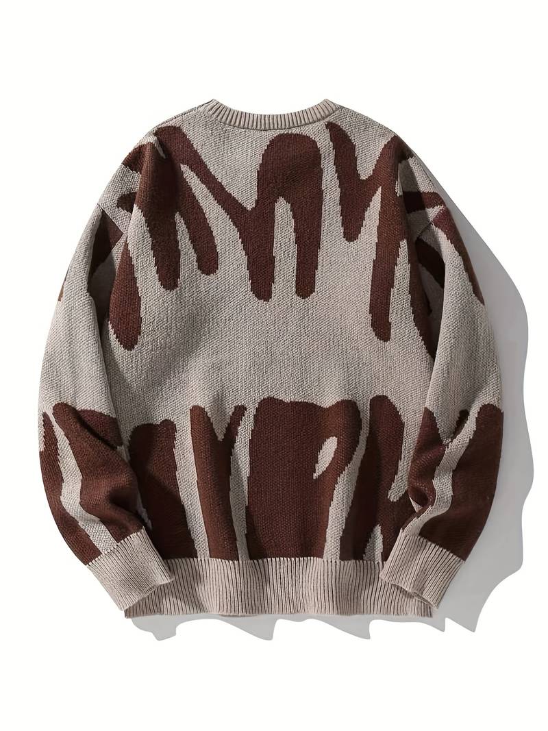 Eleganter pullover aus Baumwollmischung