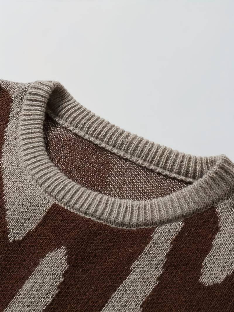Eleganter pullover aus Baumwollmischung