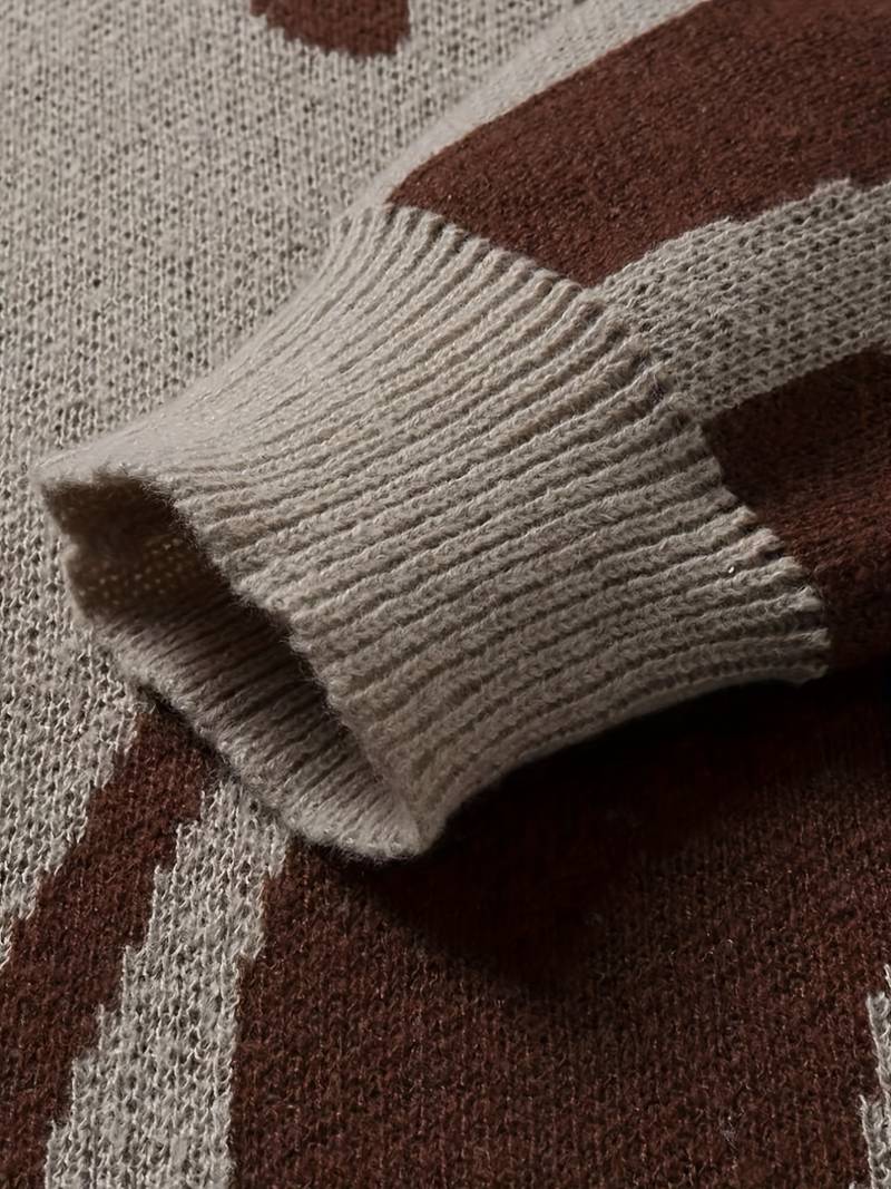 Eleganter pullover aus Baumwollmischung
