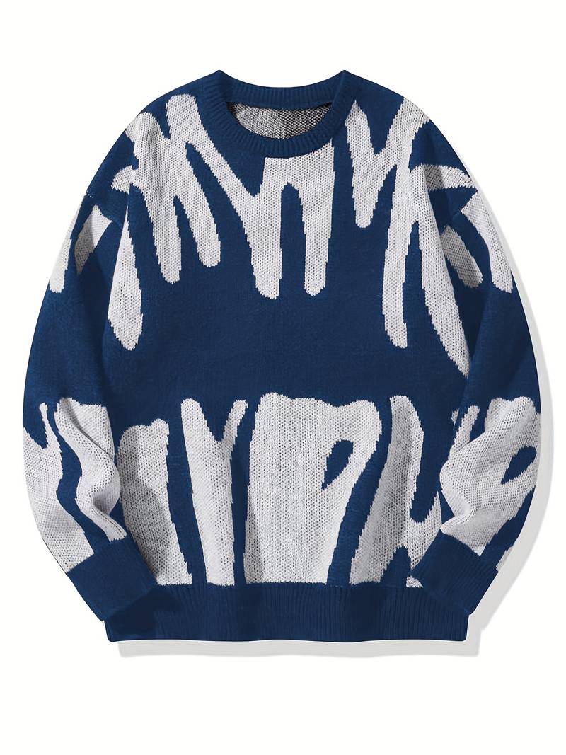 Eleganter pullover aus Baumwollmischung