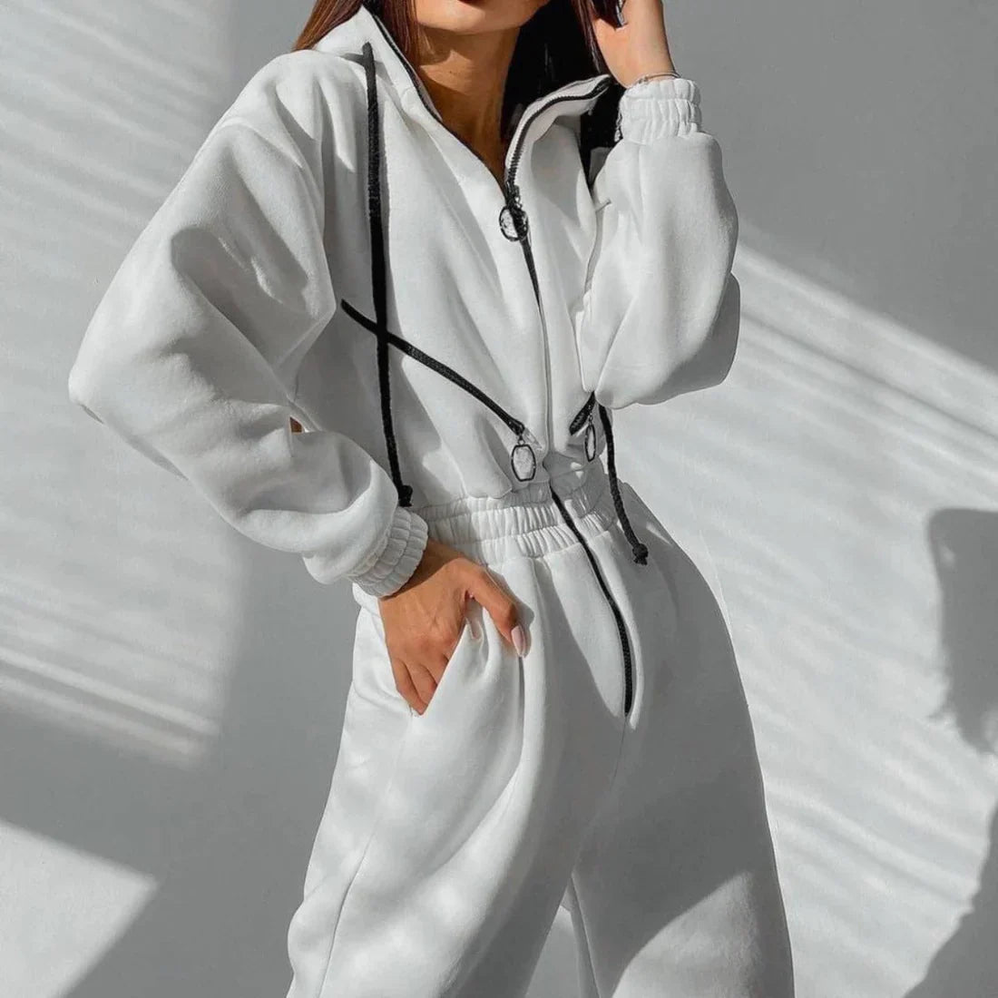 Winter-Overall für Damen aus Fleece