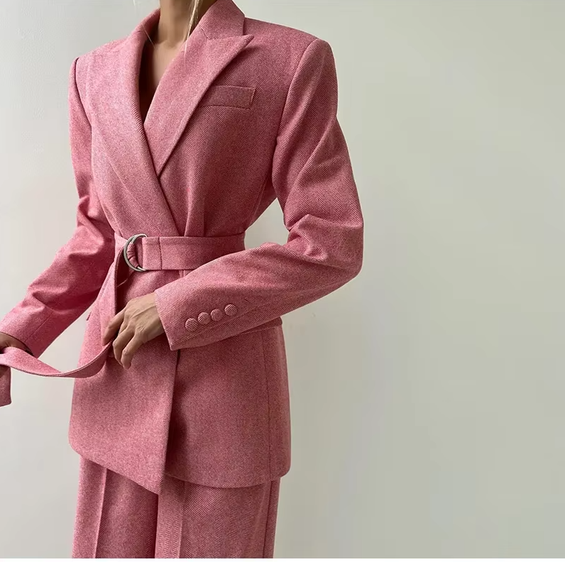 Elegantes 3-teiliges Set mit Blazer und Hosen