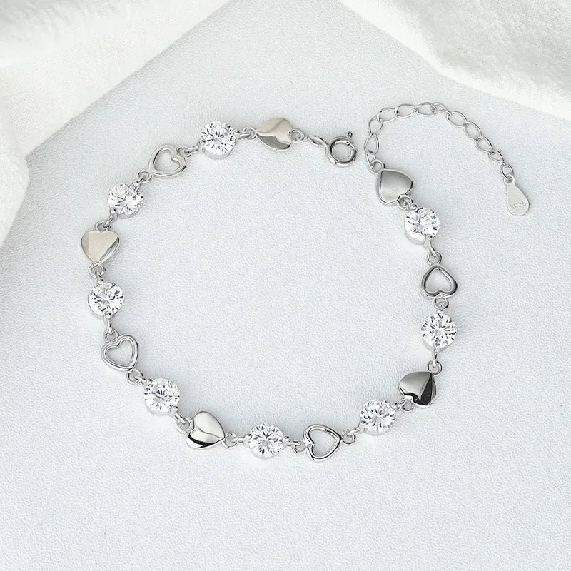 Elegantes Armband Damen mit Sternenanhänger und Blauen Kristallperlen