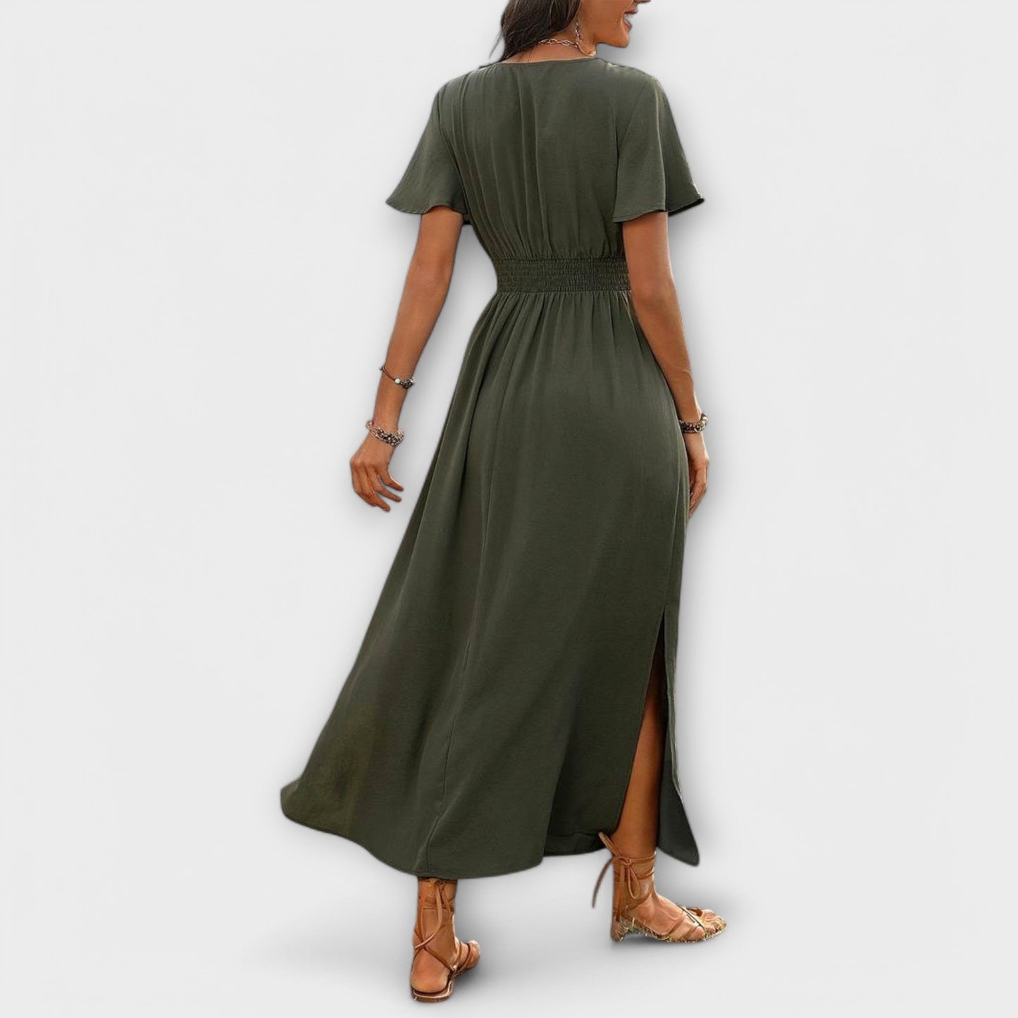 Elegante vestito boho da donna