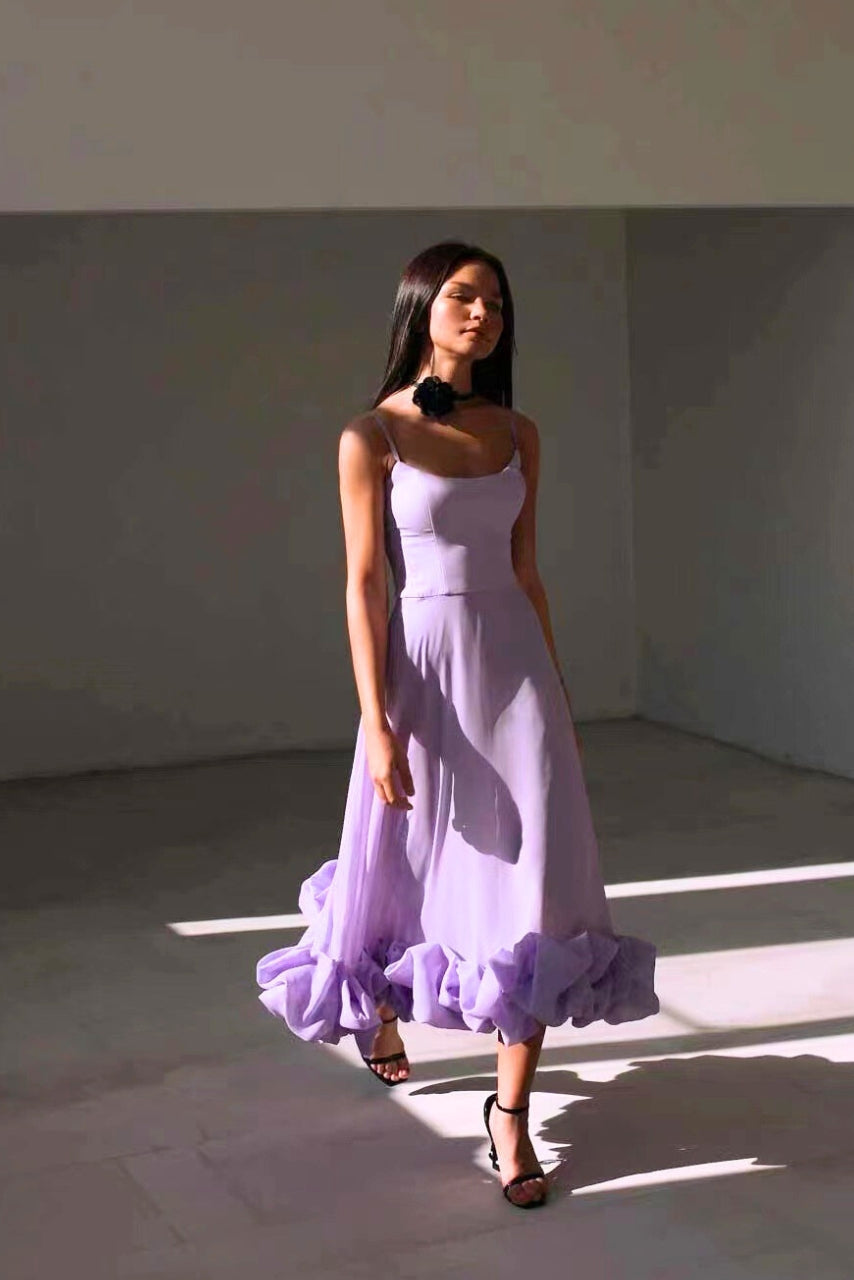Elegant women's dress for wedding guests