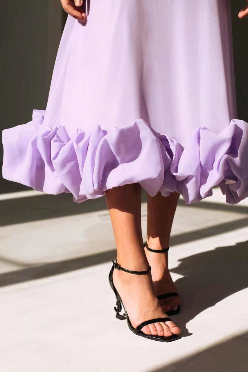 Elegant women's dress for wedding guests