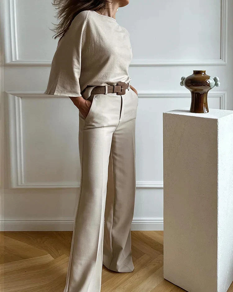 Elegantes Zweiteiliges Damen Set